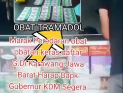 Ketua RT/RW Terlibat Dalam Kasus Peredaran Obat-obatan Tramadol hexsimer dan Trihex Tiga Macam Daftar Golongan G