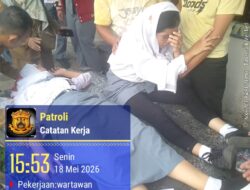 Kecelakaan Motor dan Mobil Engkel Terjadi di Jalan Pangkalan Lima, Pelajar Luka di Kepala