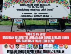 Gabungan Ormas, LSM, dan Insan Pers Musi Banyuasin Sampaikan Aspirasi, Gelar Aksi Damai di Sekayu