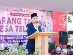 Sambut 10 Muharam, Karang Taruna Desa Telajung Meriahkan Santunan Ratusan Anak Yatim dengan Pentas Pencak Silat Pagar Nusa
