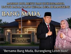 Pernyataan Siap Maju Bakal Calon Kepala Desa Burangkeng