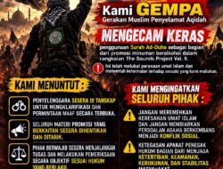 PERNYATAAN SIKAP & KECAMAN TEGAS GEMPA