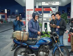 Hasil Pantauan Gabungan Awak Media Soroti Pengisian BBM Berulang Motor Thunder di SPBU 44.571.24 Solo