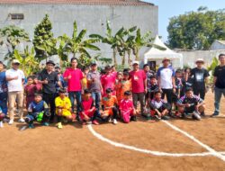 Semarak HUT RI ke-81, Karang Taruna Sub Unit 001/004 Gelar Turnamen Soccer Cup Tanah Merah U-12