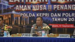 LATIHAN AMAN NUSA II, KAPOLDA KEPRI TEKANKAN KESIAPSIAGAAN HADAPI BENCANA DAN SITUASI KONTINGENSI